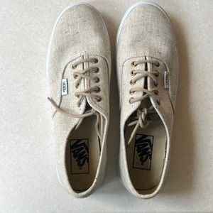 Womens Van’s lace up shoes, Size 8